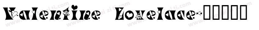 Valentine Lovelace字体转换